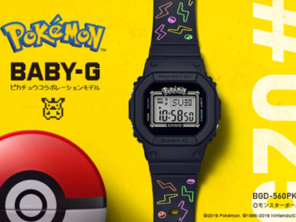 Pokemon x BABY-G「025」比卡超腕錶!11 月發售紀念 25 周年