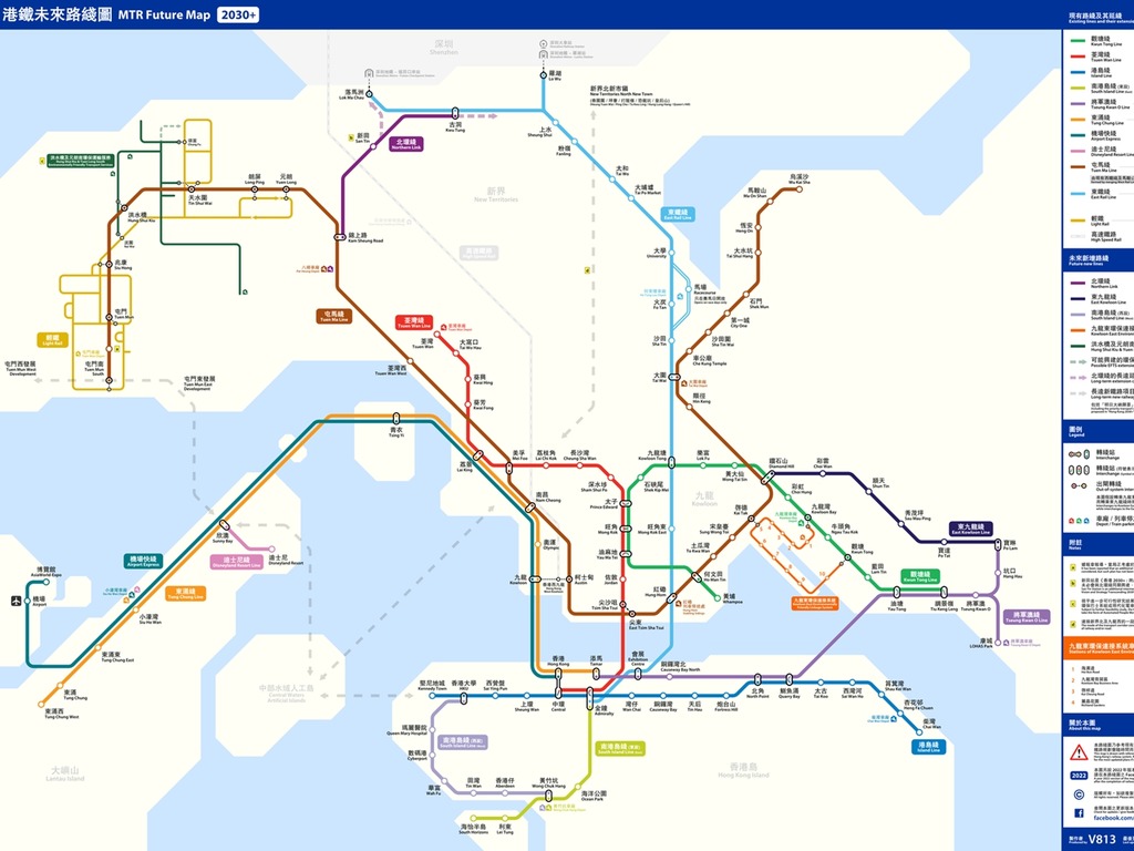 網民自製港鐵未來路線圖  2030 年港鐵路線會變成點？【附高清圖連結】