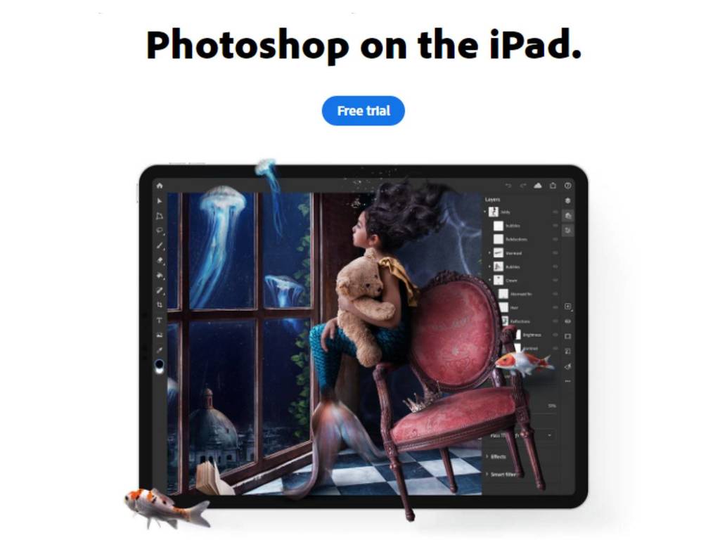 Photoshop 完全版終於登陸 iPad！Adobe 訂戶可直接使用
