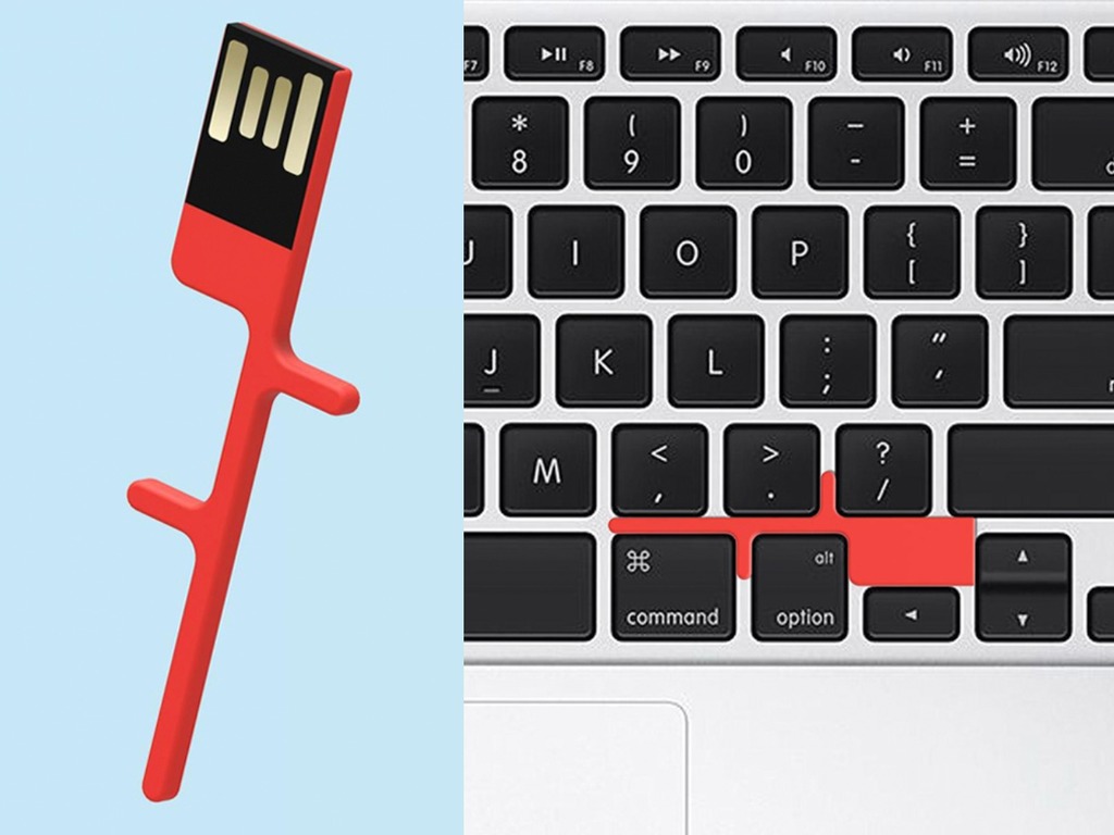 日本 Twitter 熱傳「攝鍵盤罅」USB 手指 藏身縫隙免被消失？