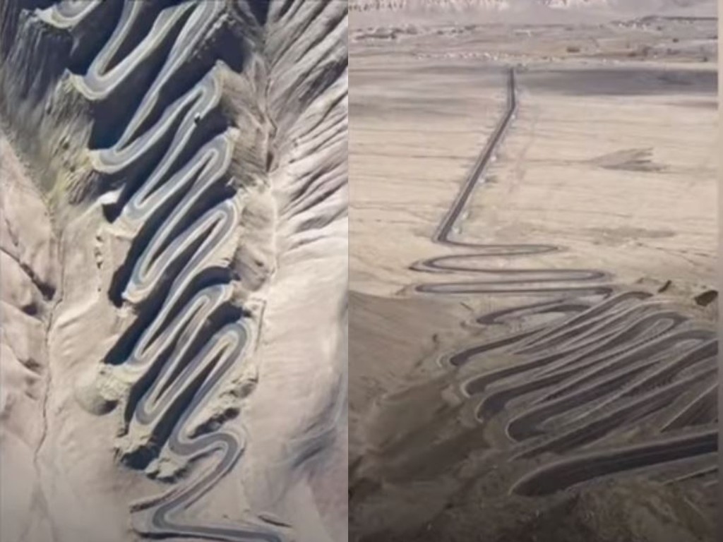 新疆 600 多個連環髮夾彎公路 沿途美景令網民讚嘆