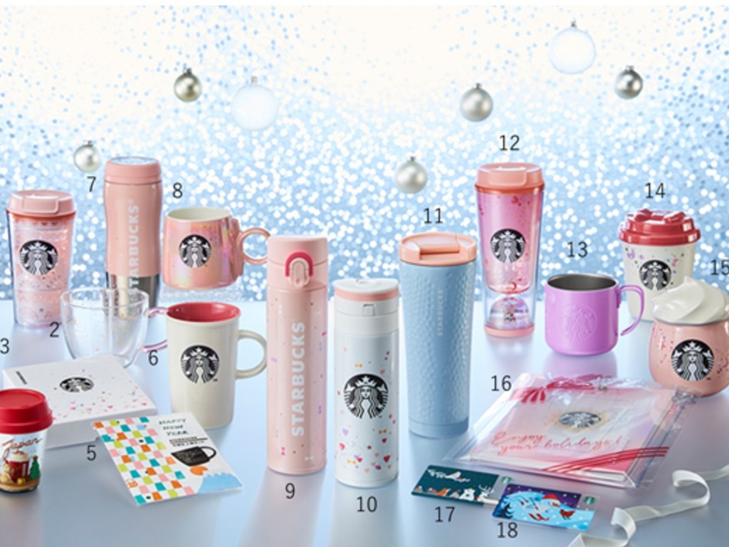 日本 Starbucks 推聖誕限量咖啡杯  款款都充滿少女心