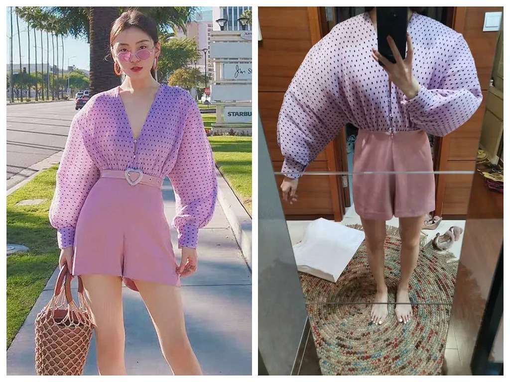 淘寶買韓風時裝中伏 秒變安全氣袋大力水手