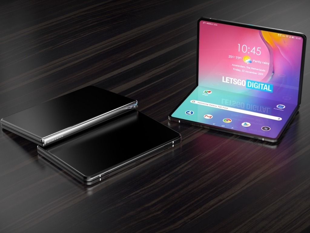 Samsung 摺屏平板專利曝光 或以 Galaxy Tab Fold 為代號