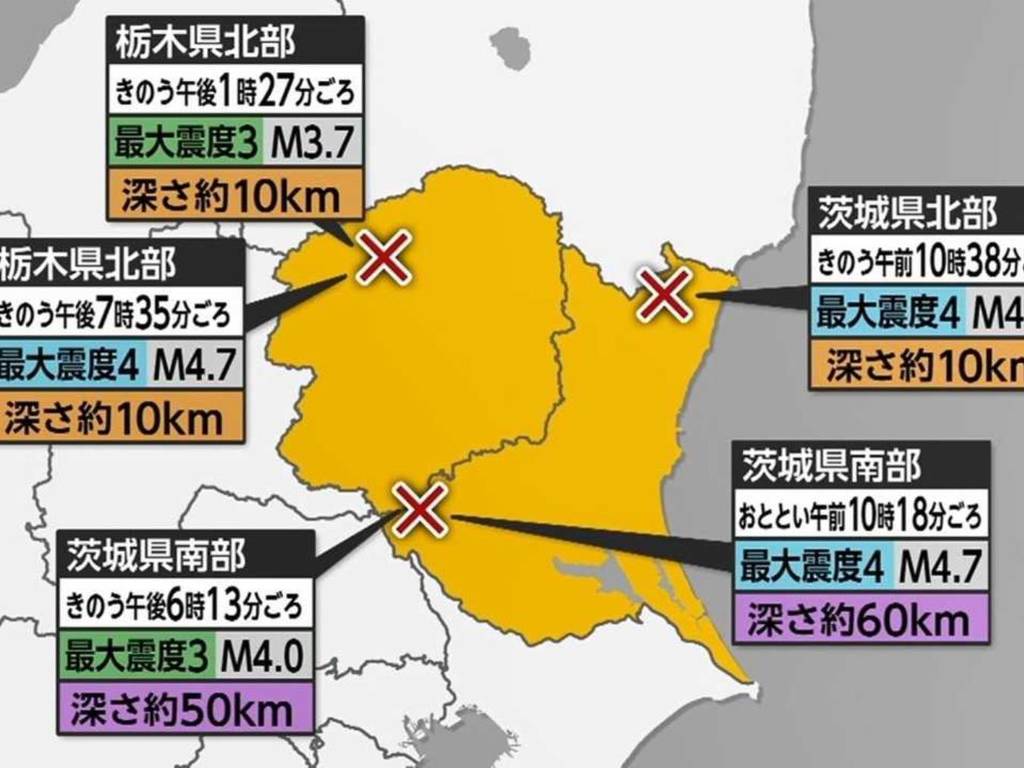 關東地震不斷一周 16 次！專家：東京或發生 6 級以上大地震