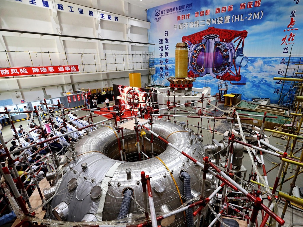 中國新一代「人造太陽」建成 預計明年正式運作