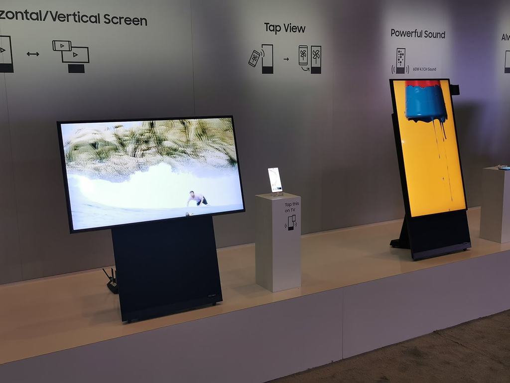 【CES 2020 直擊】Samsung The Sero 4K 電視 識得旋轉的電視機