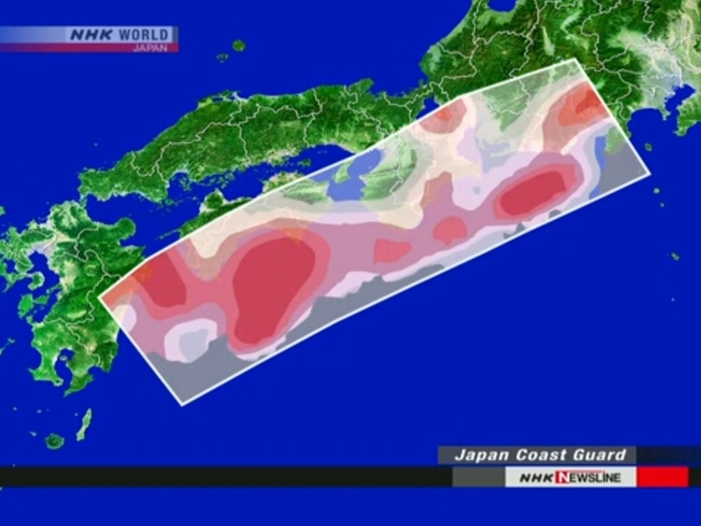 日本太平洋沿岸板塊偏移  科學家預測日本有 80％ 機會發生 8 級大地震