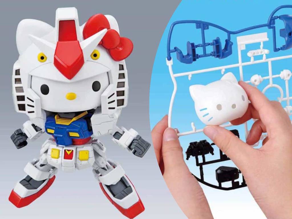 高達 x Hello Kitty 世紀合體！女生都可以愛高達