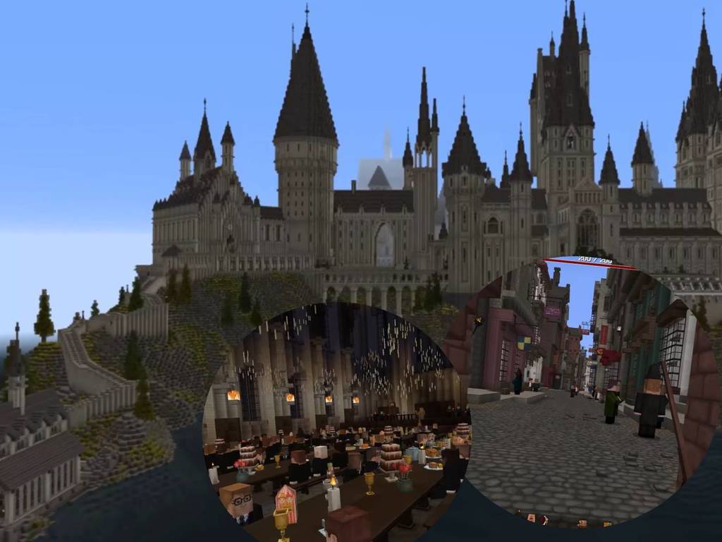 神人花 4 年創作《哈利波特》Minecraft 世界！RPG 形式可接任務玩