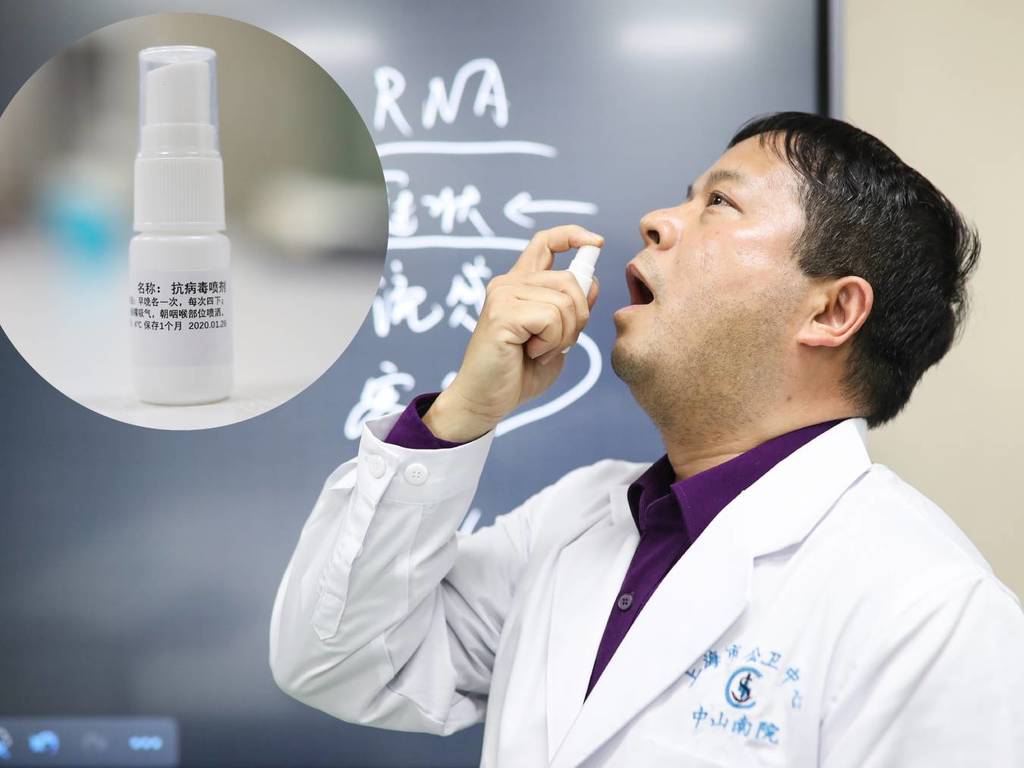 【武漢肺炎】上海科學家宣稱研發抗病毒噴劑！保護率可達 100℅