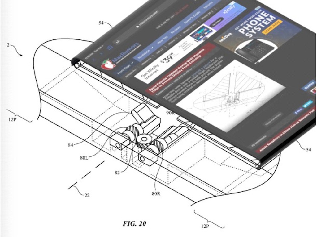 Apple 新摺屏技術專利曝光！鏈鉸設計可解決摺痕問題