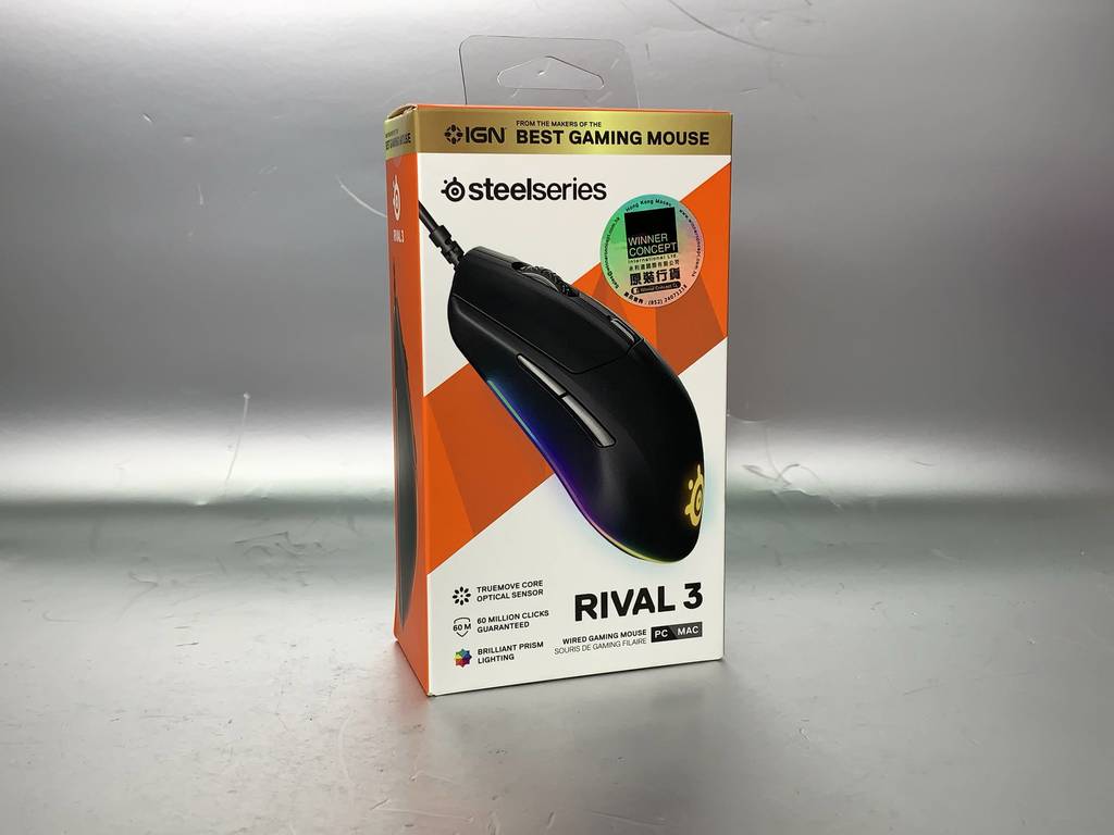 靚光實用 SteelSeries Rival 3【開箱】