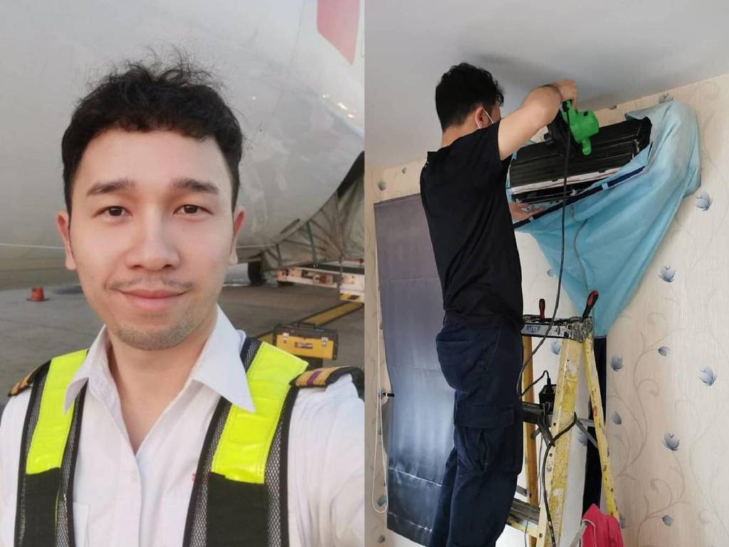 【新冠肺炎】泰國飛機工程師被迫放無薪假！靠洗冷氣走出困局