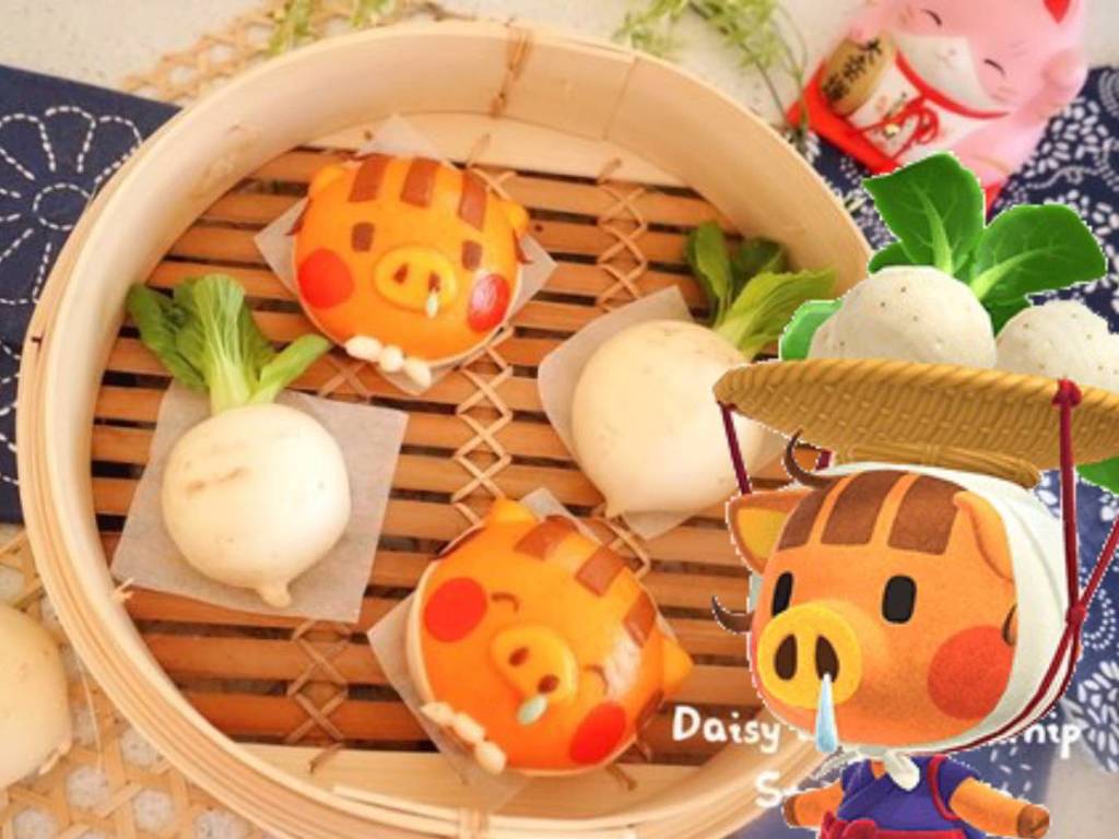 《動物森友會》極可愛大頭菜蒸包登場！網民大叫：不捨得食