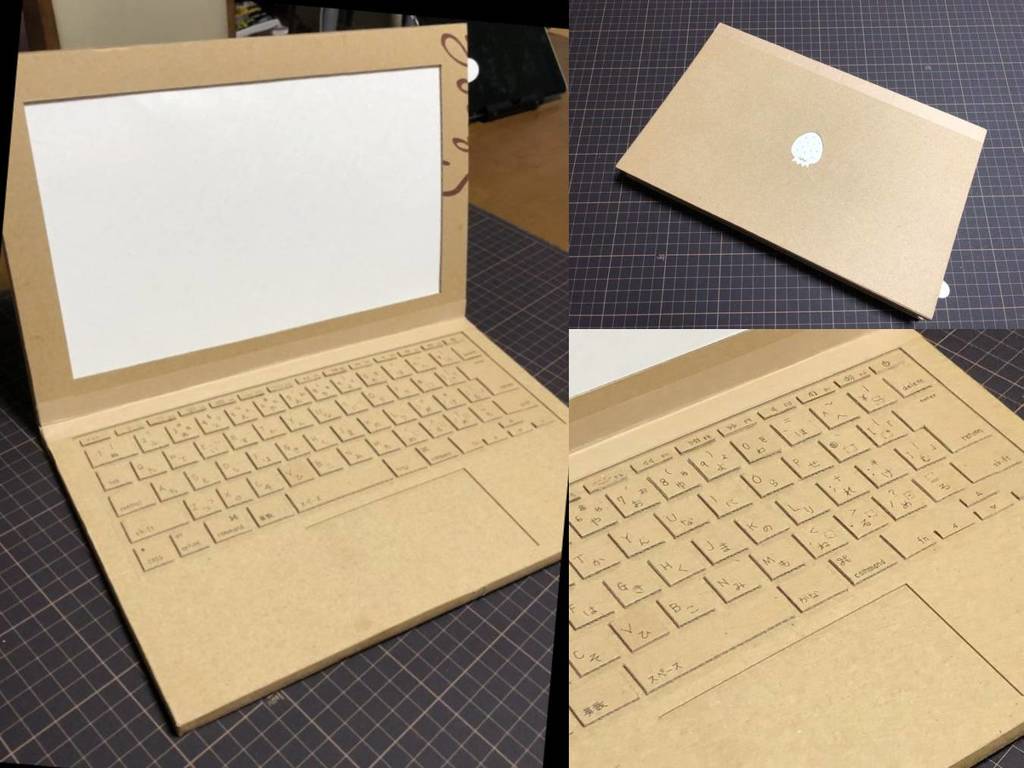 疫情下創意爆發！日本媽媽用超強手工 DIY 1：1 MacBook
