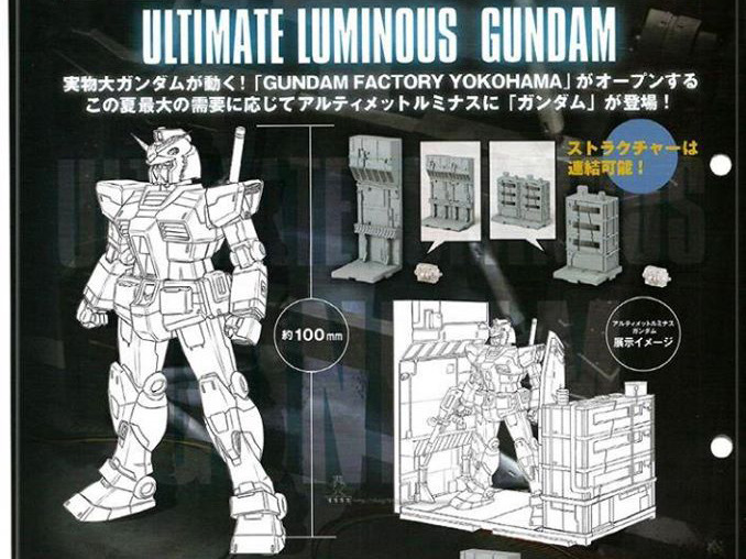 8月發售 發光高達扭蛋Ultimate Luminous Gundam