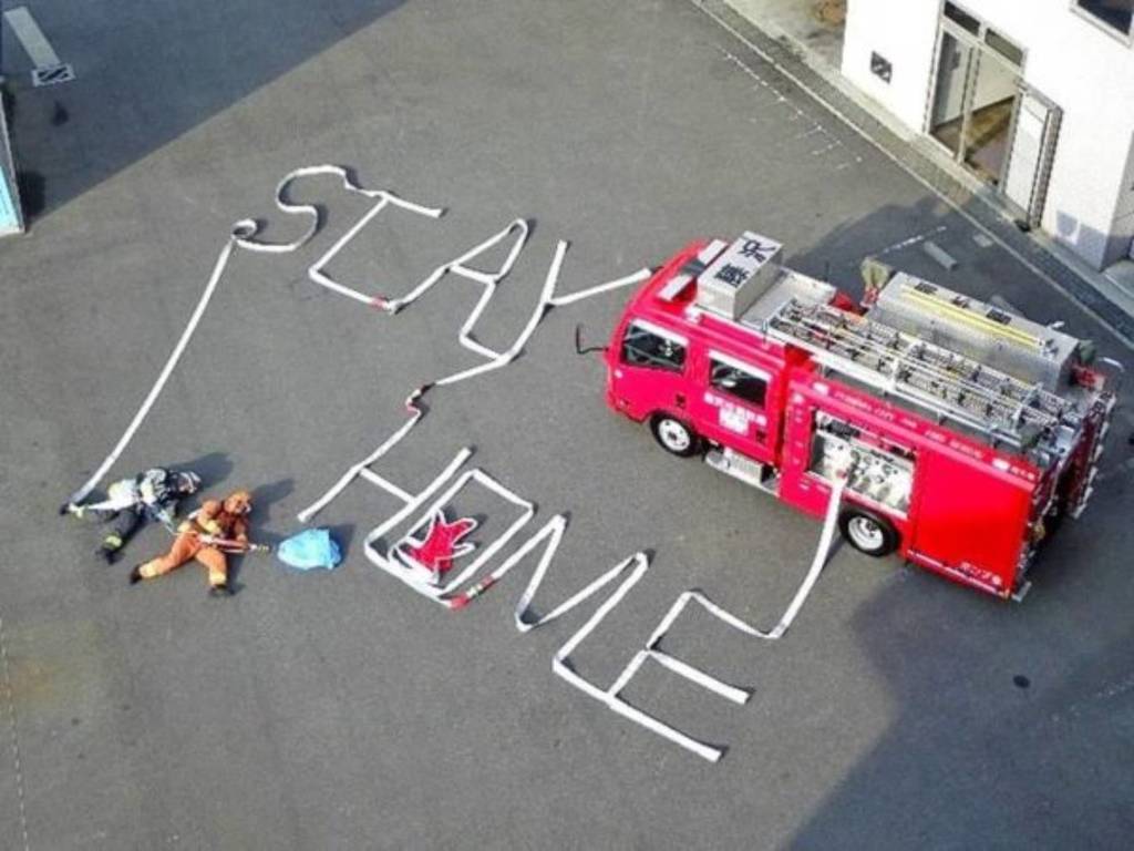 【日本疫情】日本消防員瞓地呼籲民眾「Stay Home」