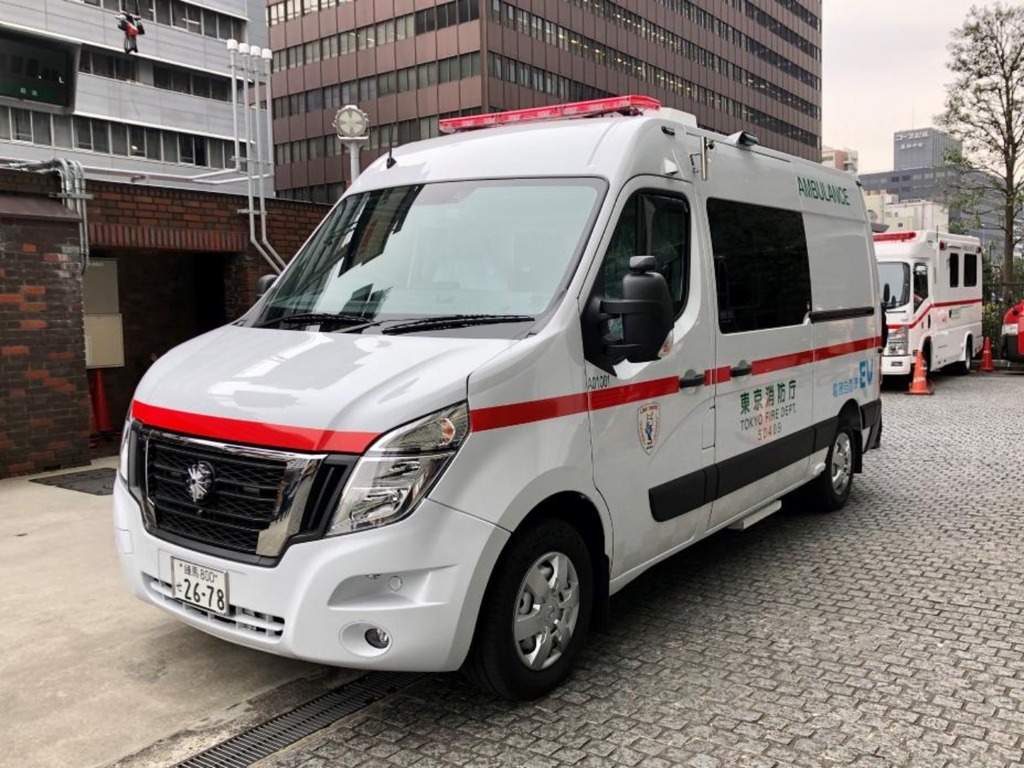 【e＋車路事】日本首輛電動救護車東京上路 日產 Nissan NV400 改裝