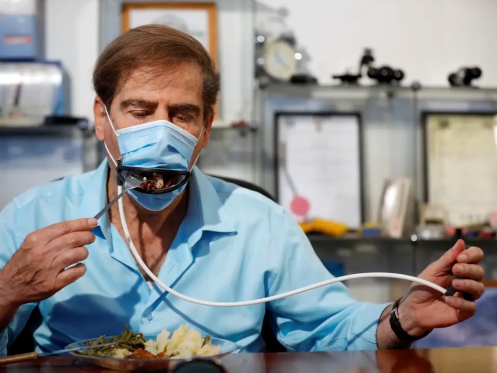 【新冠肺炎】以色列公司發明「進食口罩」  免除口罩都可以進食？