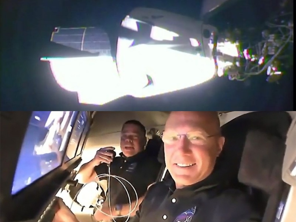 SpaceX 成功將兩名太空人送上國際太空站  「龍飛船」19 小時後順利對接