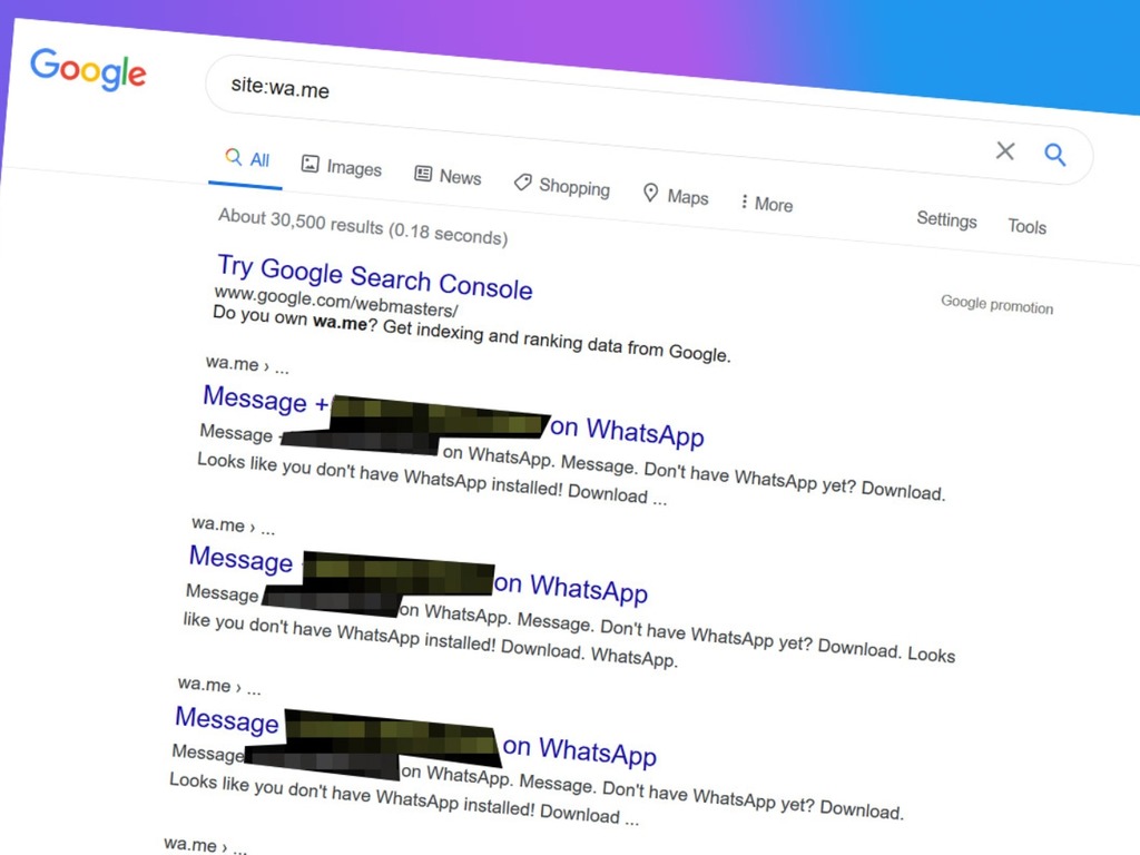 WhatsApp 用家電話號碼可在 Google 搜尋？安全研究人員指近 3 萬資料外洩