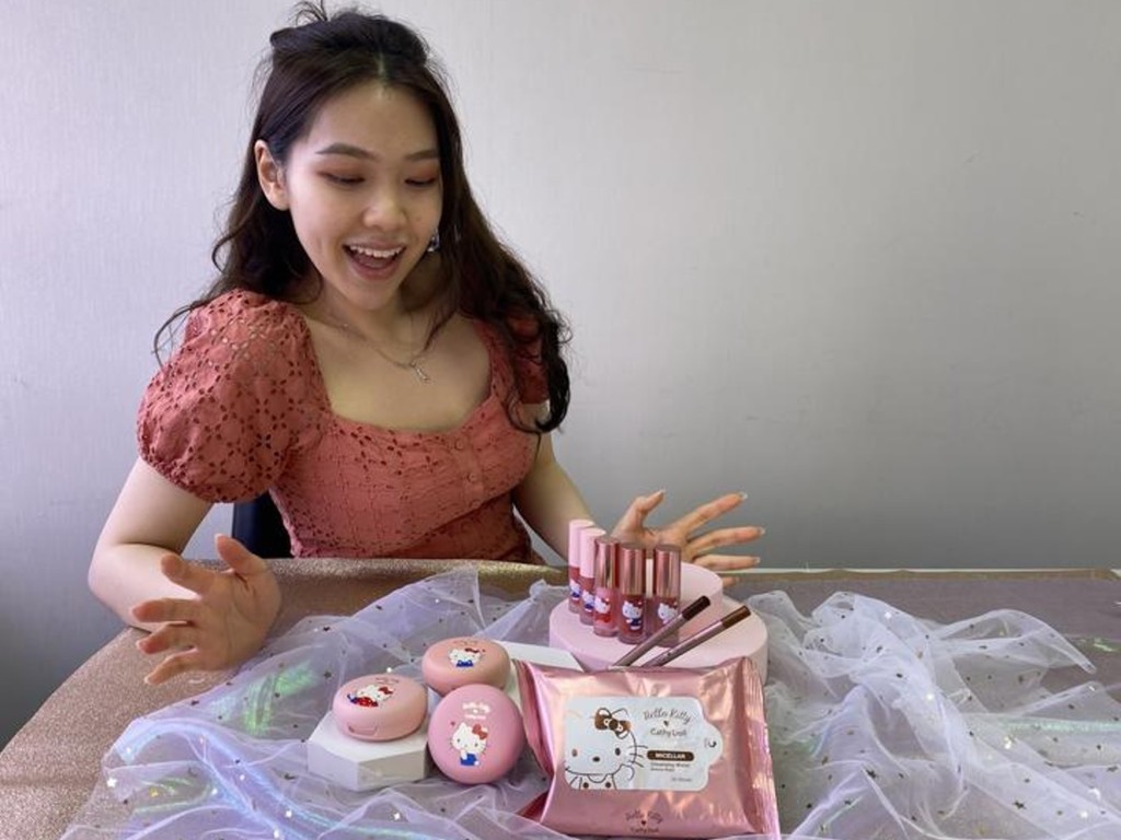【便利店新品】泰國彩妝 Cathy Doll x SANRIO 推Hello Kitty 系列  上手實試顏色＋性價比