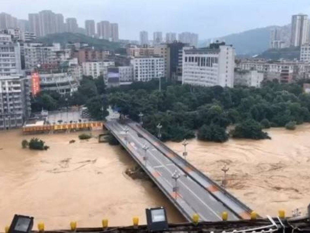 重慶綦江流域水位超越防洪限制  1940 年來最大洪水出沒注意【附直播連結】