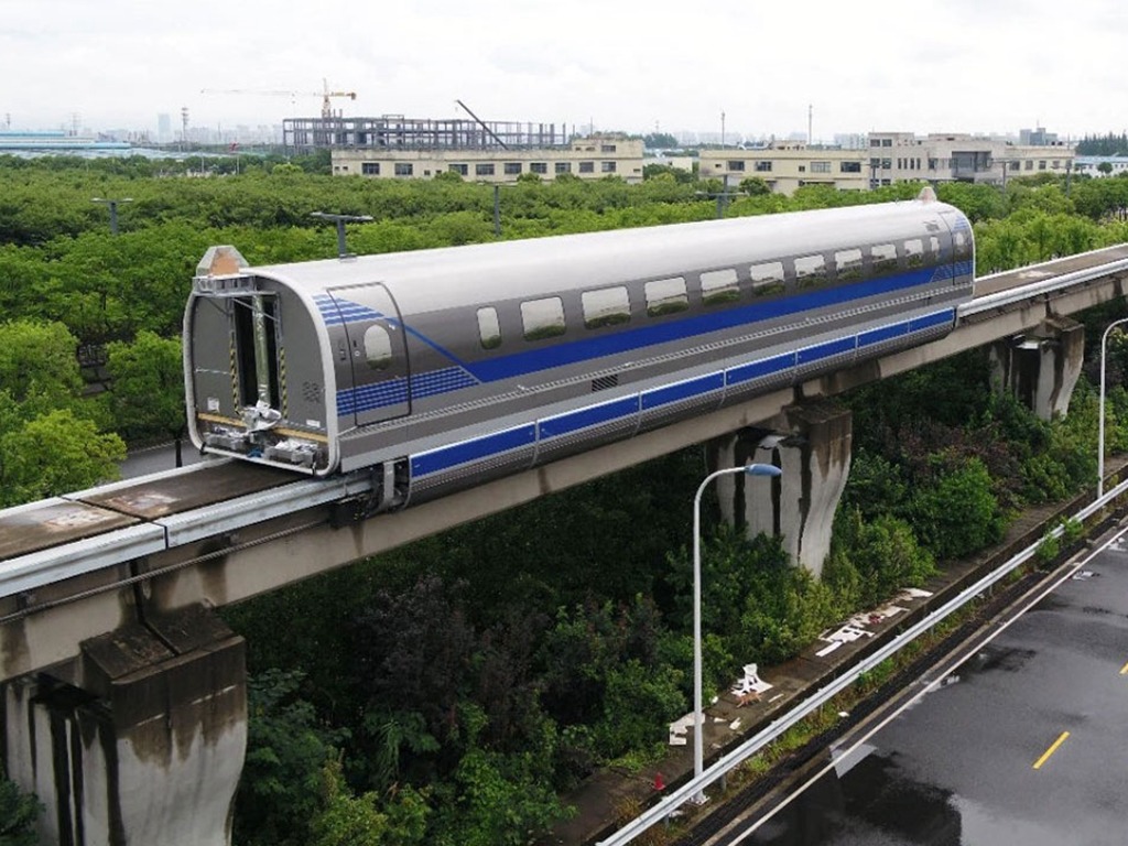 中國測試磁浮列車成功 時速可達 600 公里