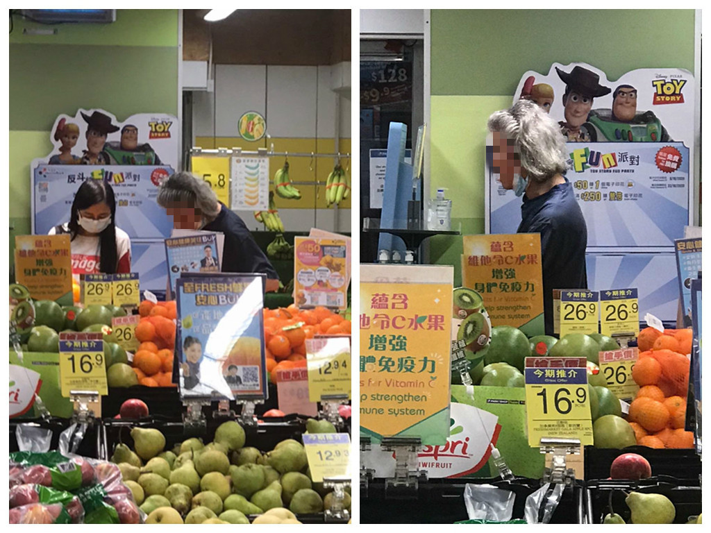 大叔超市除口罩索橙 職員勸喻反被罵「除一除都唔得呀？」