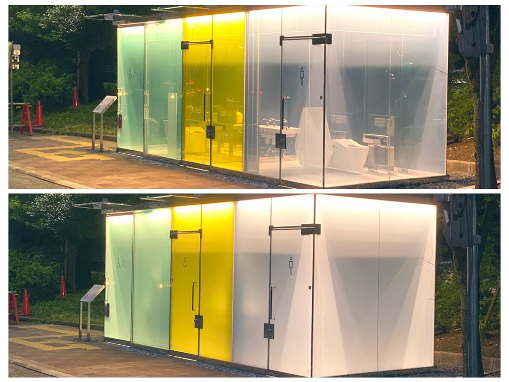 日本公園驚現「透明廁所」 電控液晶玻璃鎖門即變不透明