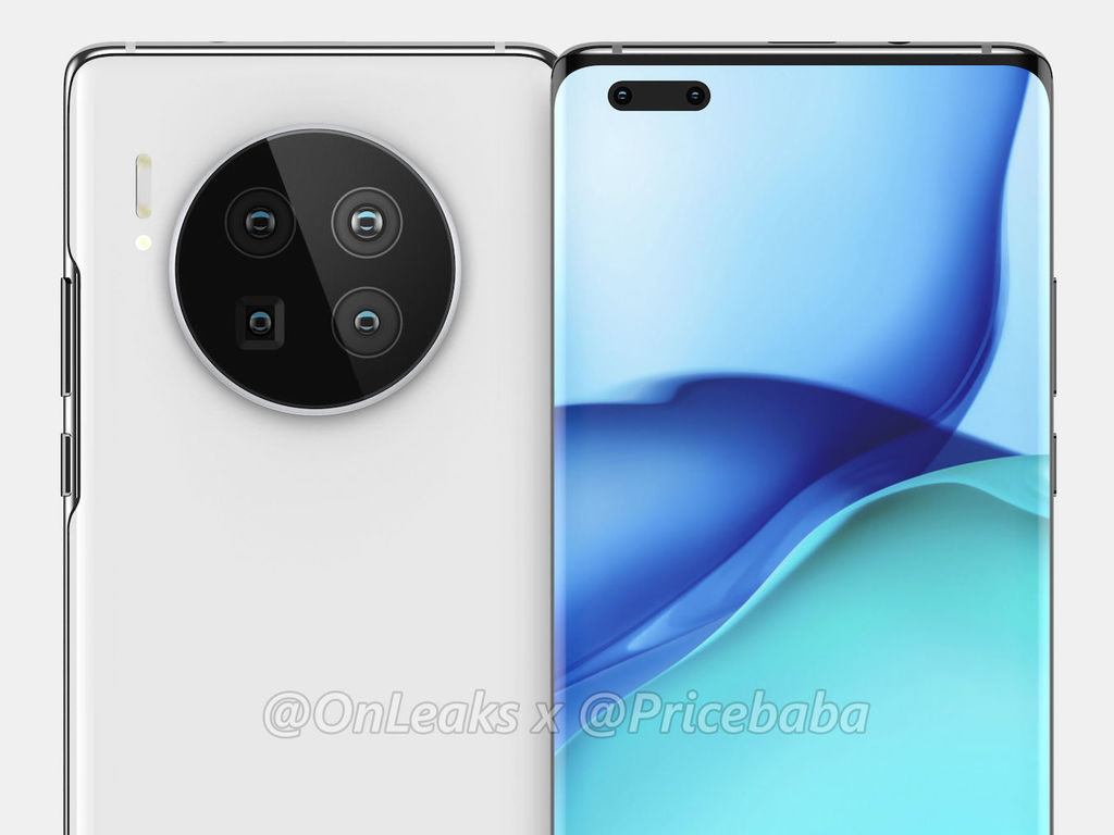 HUAWEI Mate 40 Pro 外形流出 瀑布屏加圓形四鏡頭