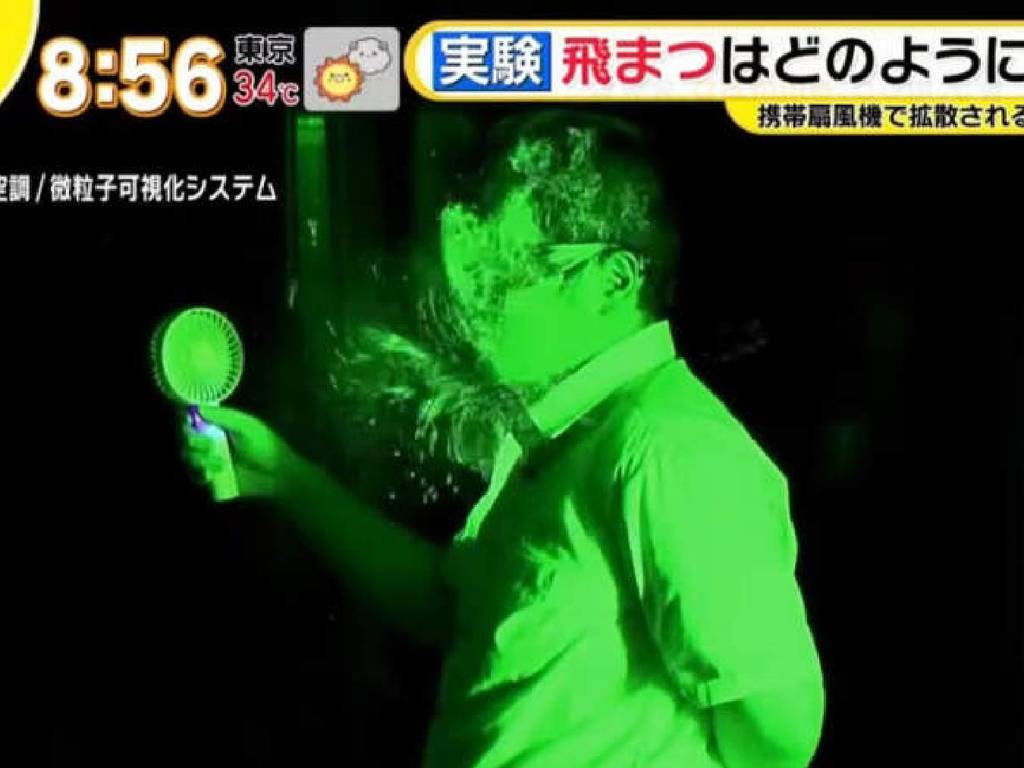 日本實測便攜風扇或助長飛沫傳播？ 一招解決飛沫問題