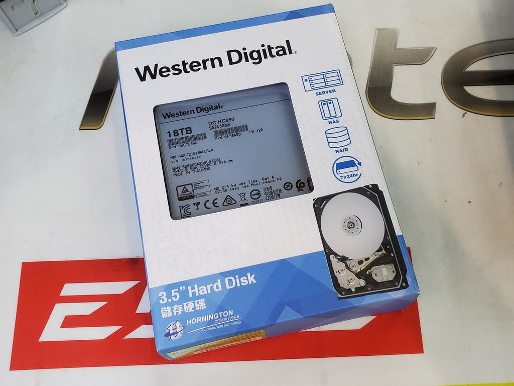 18TB 硬碟現身腦場！盛惠＄3,580！