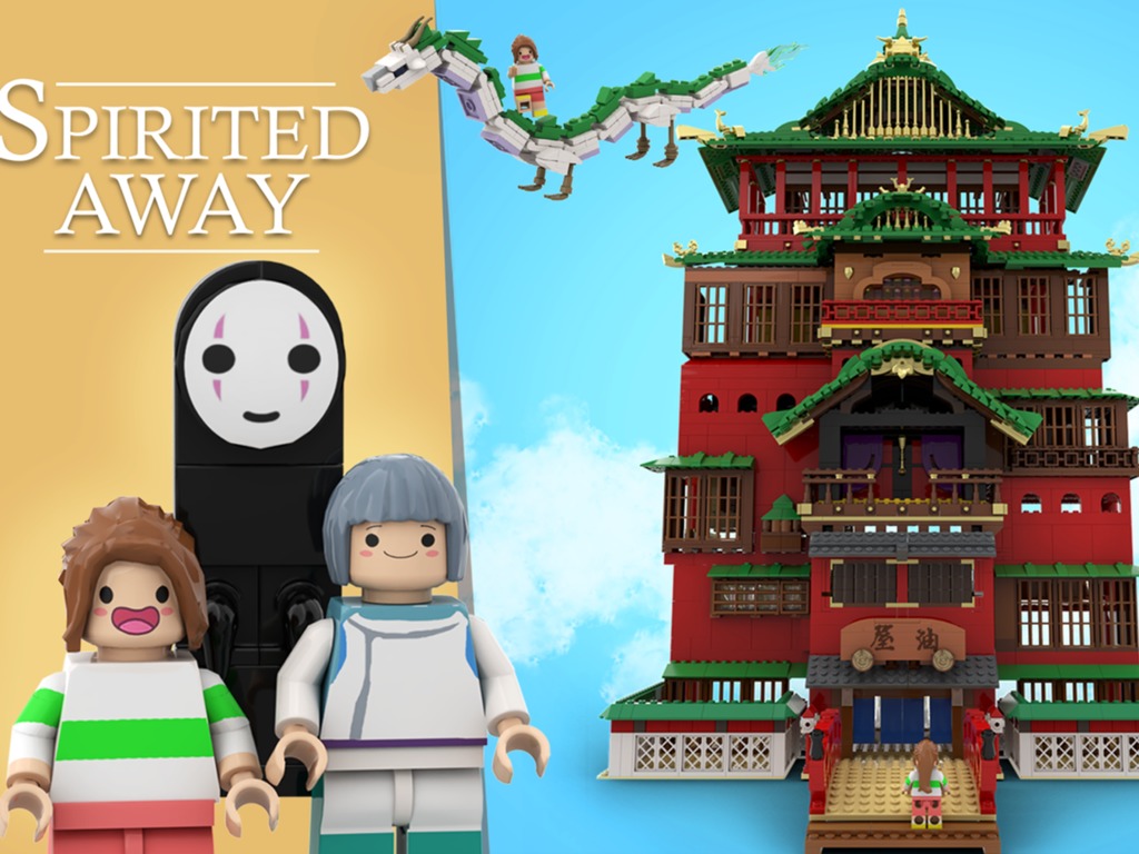 港人投稿 LEGO IDEAS《千與千尋》澡堂油屋  有齊無臉男白龍湯婆婆多個角色