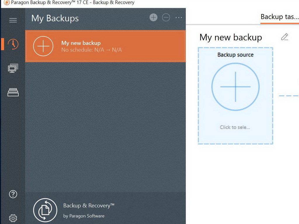 完整分區備份電腦資料    Paragon Backup & Recovery Community Edition