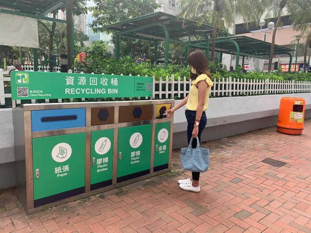 環保署接手廢物分類回收桶管理工作  2022 年起採用新設計回收垃圾桶