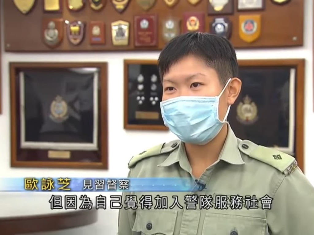 前香港壁球一姐歐詠芝投身警隊 網友嘆:香港運動員退休後命途真坎坷