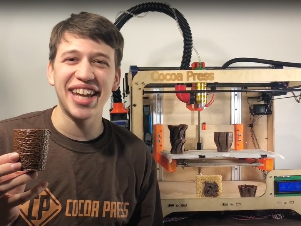 初創 Cocoa Press 推朱古力 3D 打印機 自己朱古力自己印