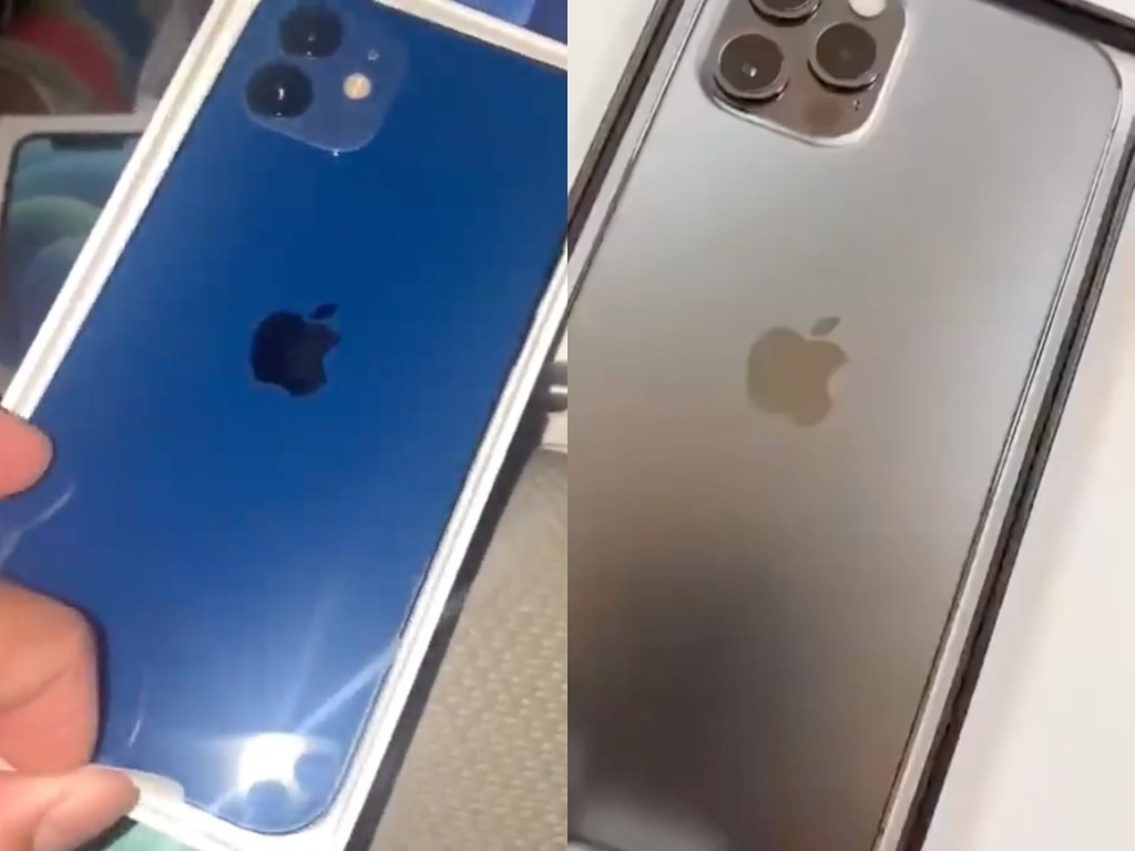 iPhone 12 藍色＋iPhone 12 Pro 石墨色實物亮相【有片睇】