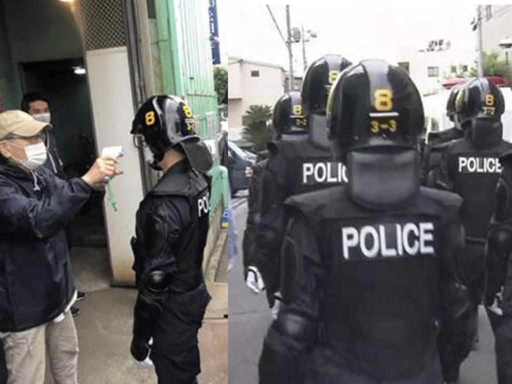 【新冠肺炎】日本激進組織遭大規模搜查  警察突擊破門入屋要量體溫？