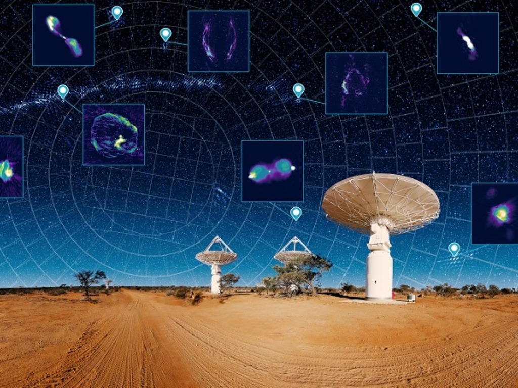 澳洲超級望遠鏡 ASKAP 300 小時畫出「宇宙版 Google Maps」