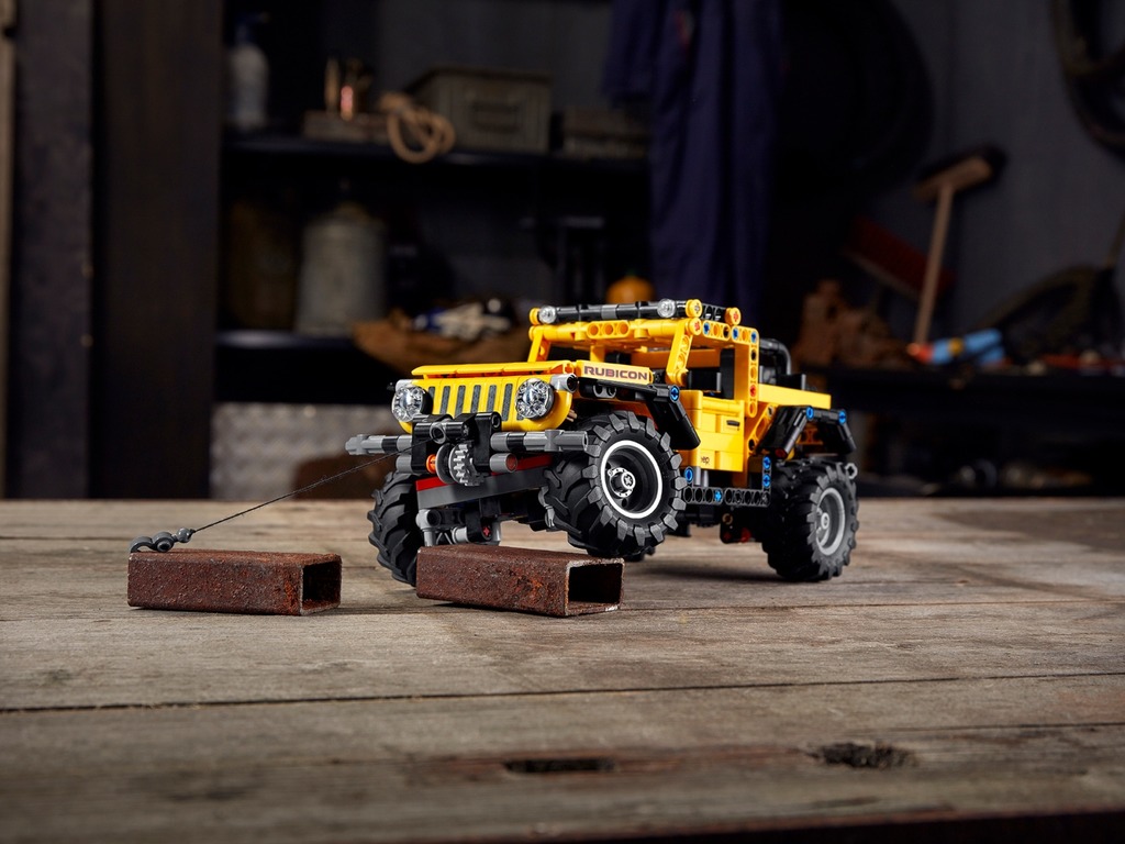 LEGO Technic 42122 Jeep Wrangler Rubicon 跨越障礙物無難度【有片睇】