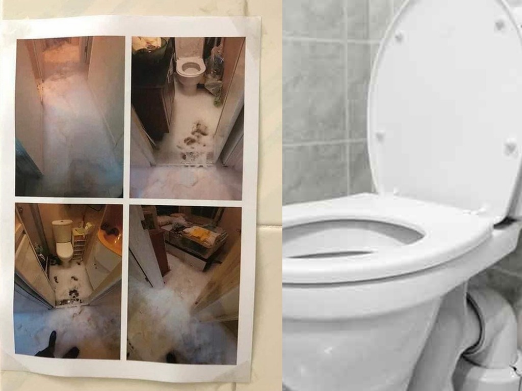 疑倒大量洗潔精落坐廁防疫  致下層單位倒灌大量泡沫？