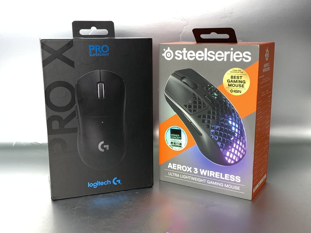 6Xg無線遊戲鼠新品 Aerox 3 Wireless‧G Pro X Superlight 
