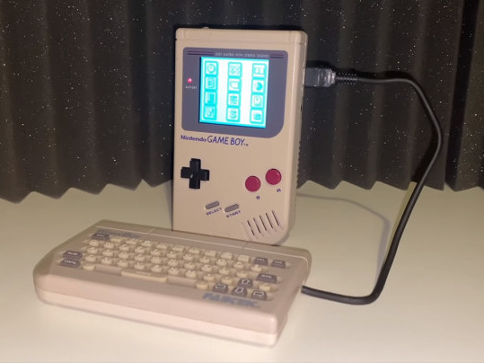 未曾發售GameBoy配件 WorkBoy鍵盤個人助理