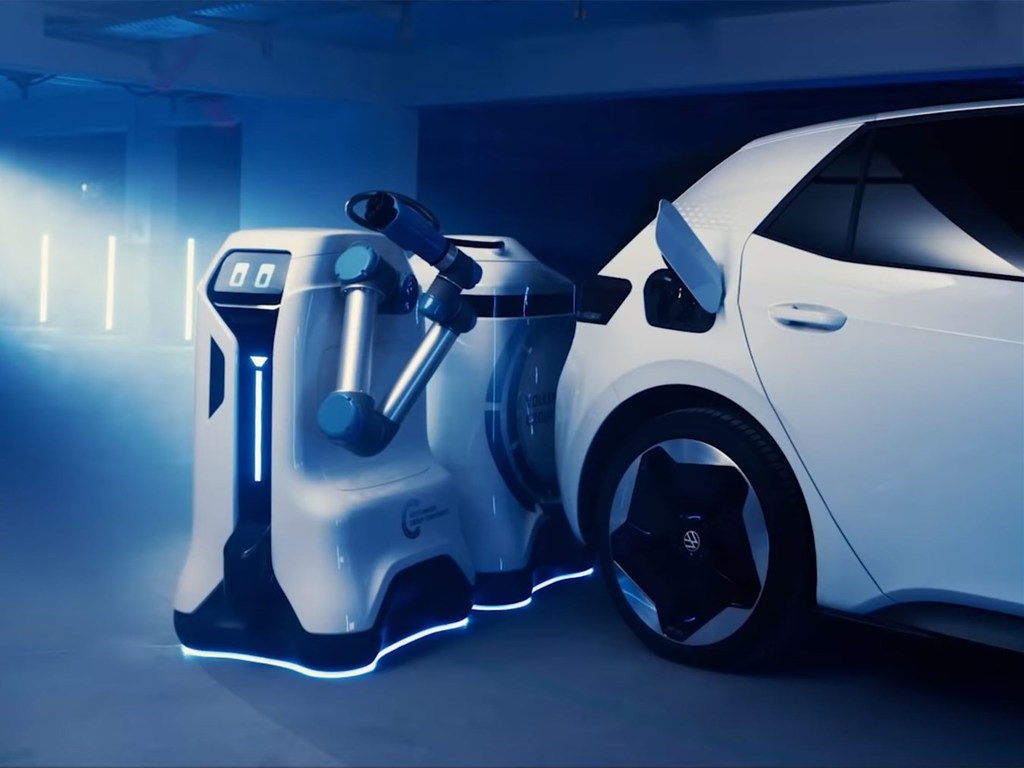 【e＋車路事】Volkswagen 充電機械人 全自動為電動車充電