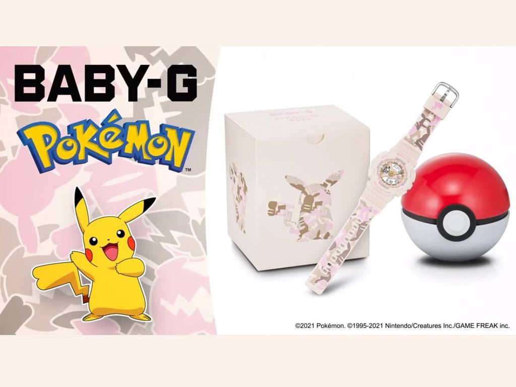 BABY-G 推 Pokemon 少女風手錶  隱藏大量可愛比卡超彩蛋