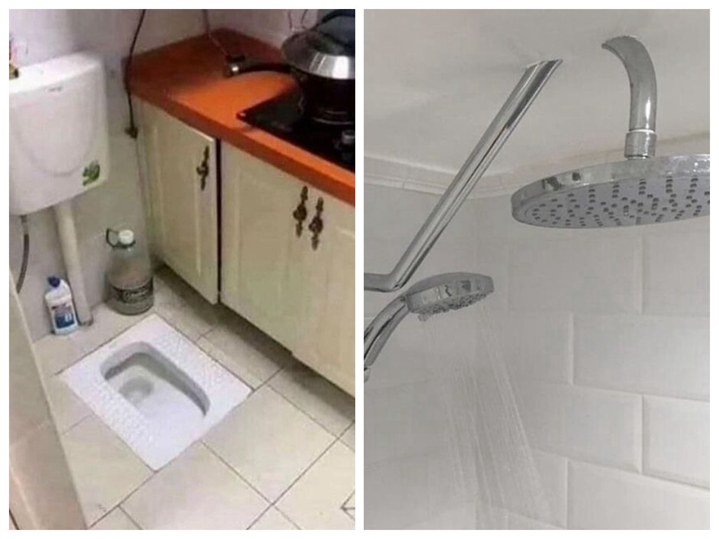 廚房驚見蹲廁？網民分享外國古怪裝修【多圖】