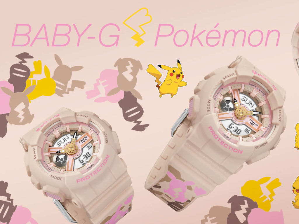 比卡超主題造型 BABY-G POKEMON手錶